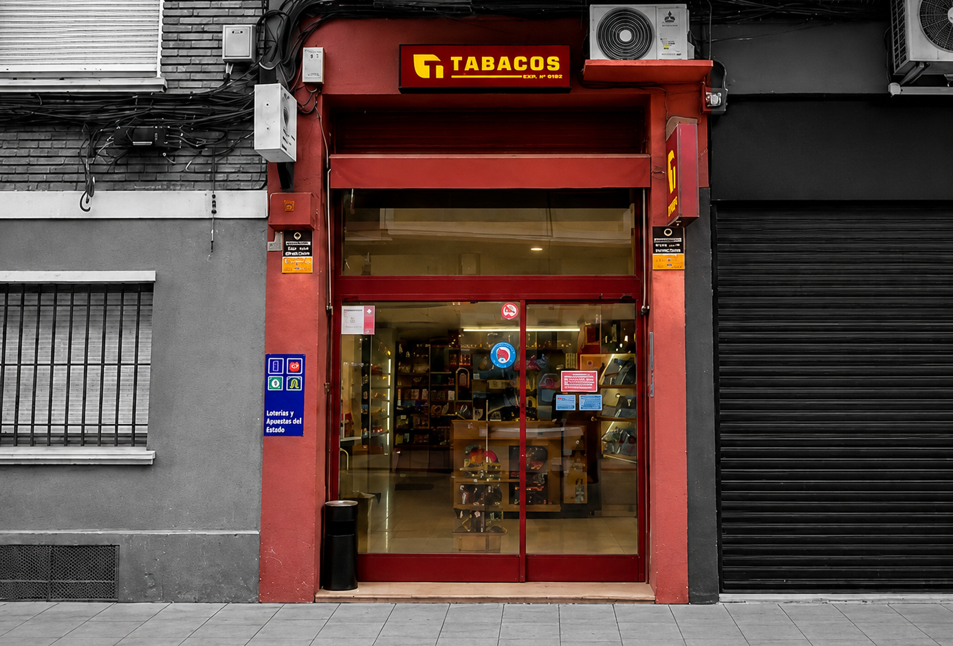Fachada del Estanco 108 en Zaragoza